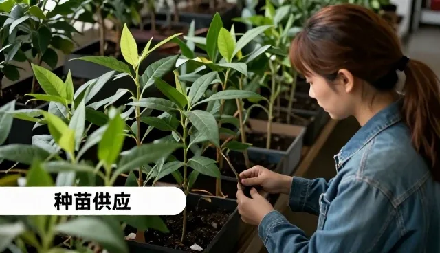 社区服务站应用中的观赏苗木特点